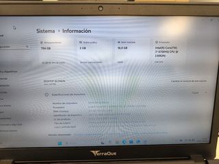 Portátil TerraQue I7-6700HQ 16GB RAM