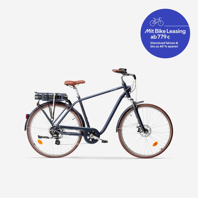 Bicicleta eléctrica urbana Ebike cuadro alto Elops 900