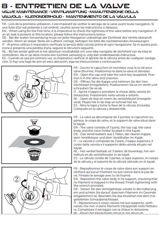 Pack Kayak Beluga Dropstitch 2 Plazas