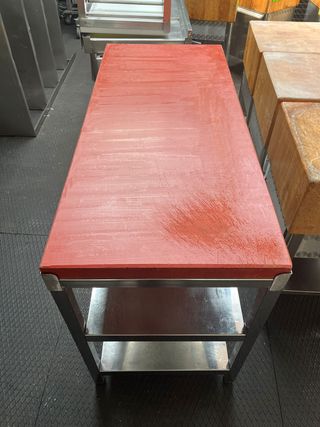 Mesa acero inoxidable, encimera