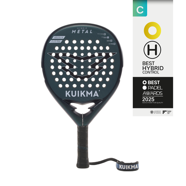 Pala de pádel Adulto - Kuikma Hybrid Metal