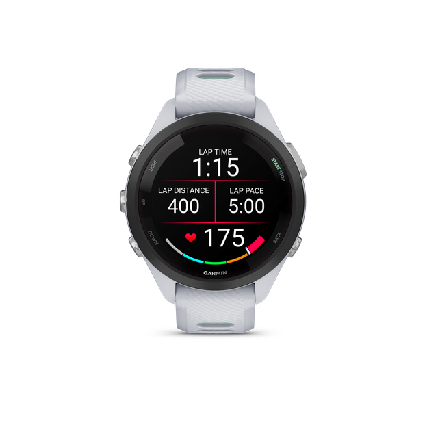 Reloj GPS GARMIN FORERUNNER 265S - Blanco y Azul