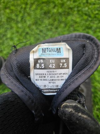 Botas tácticas negras talla 42