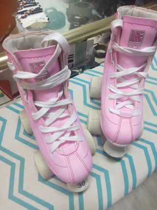 Patines en línea infantiles rosa