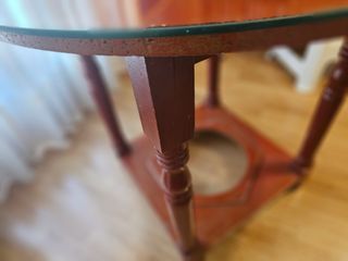 Mesa camilla madera redonda