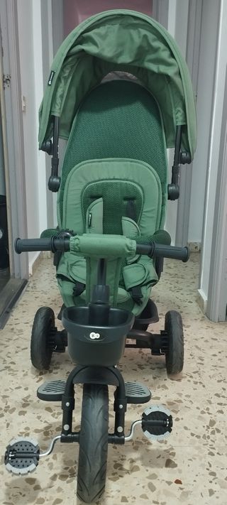 Triciclo bebé verde Kinder Kraft 