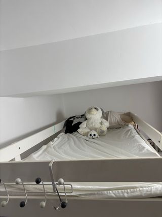 Letto a castello bianco 200x90cm