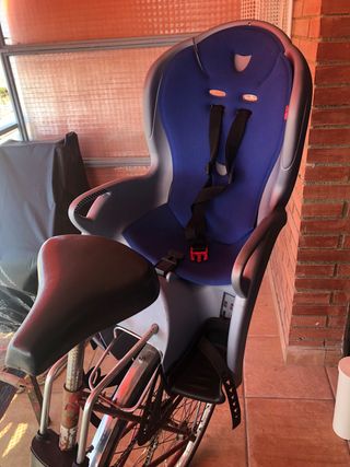 Silla bici niño usada