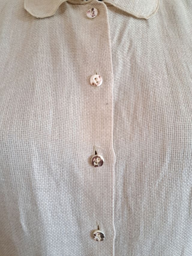 Camicetta lino beige 44