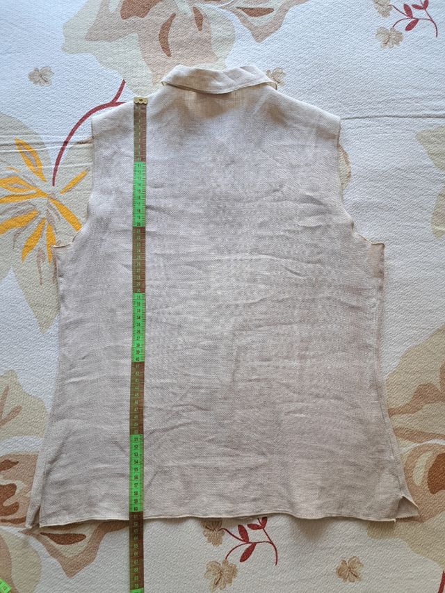 Camicetta lino beige 44