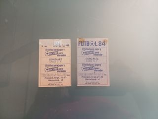 Cromos Mágico González Ed. Cano 84