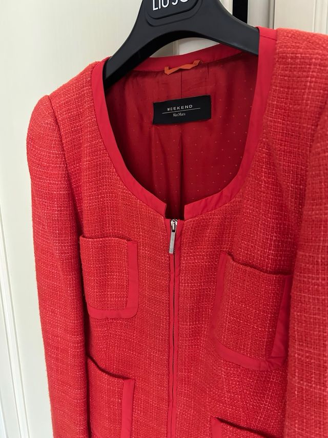 Blazer Weekend Max Mara rosso
