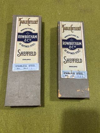Cuchillos Rowbotham & Co Sheffield (x20)