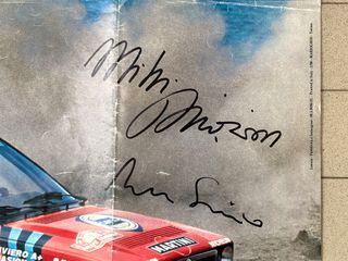 Poster originale Lancia Delta HF Integrale 1990