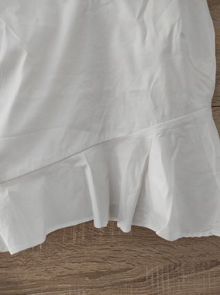Top blanco Stradivarius - Talla M