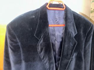 Chaqueta terciopelo azul marino