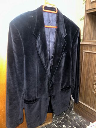Chaqueta terciopelo azul marino