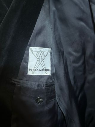 Chaqueta terciopelo azul marino