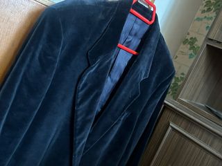 Chaqueta terciopelo azul marino