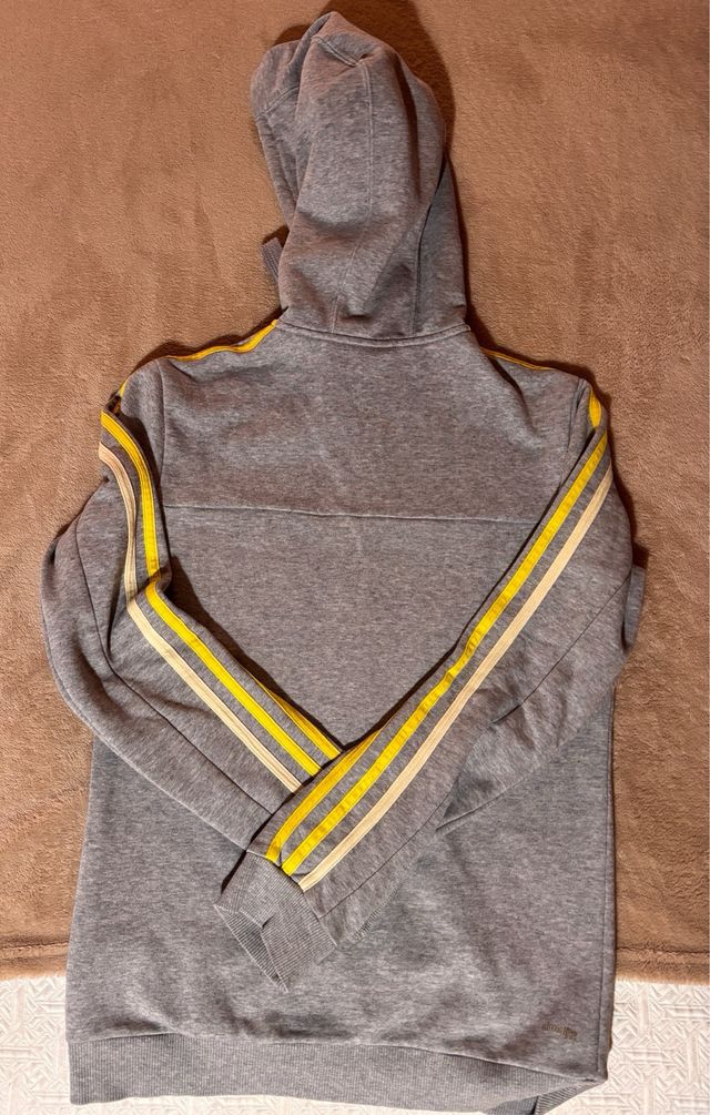Chaqueta Adidas gris-amarilla