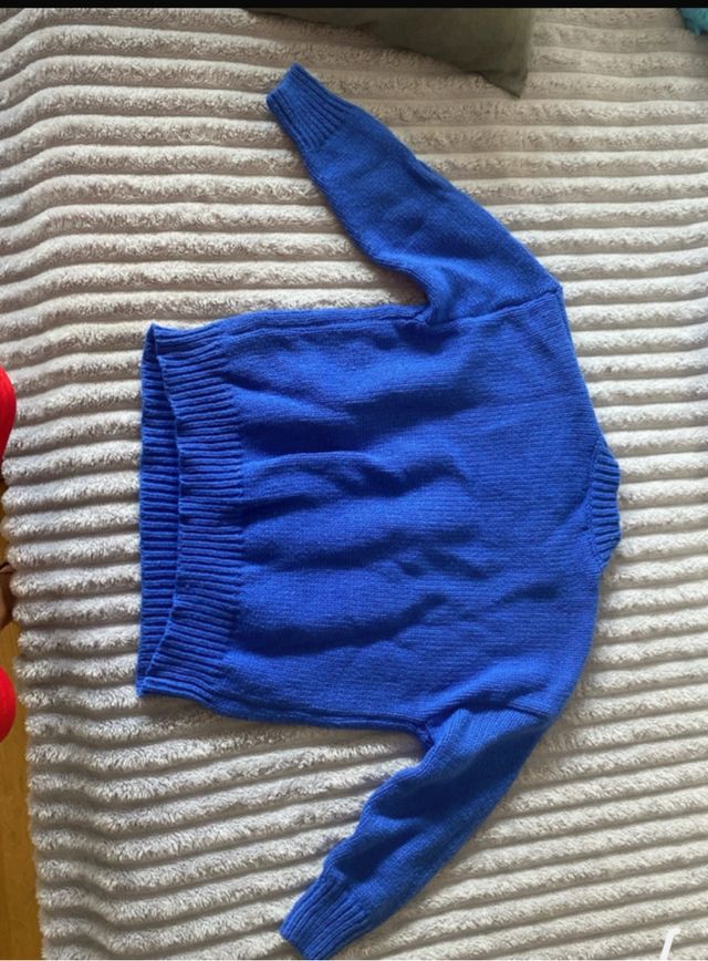 Jersey azul de punto