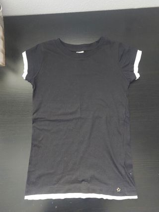 Camiseta Bershka negra talla S