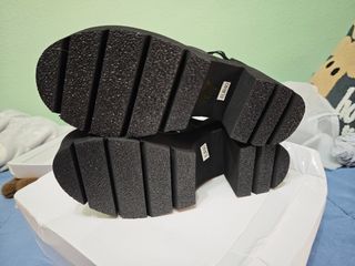 Sandalias de plataforma negras talla 40