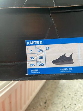 Adidas Kaptir K - zapatillas running gris 35