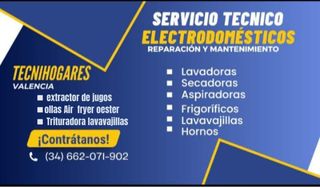 Servicio técnico de electrodomésticos en Valencia