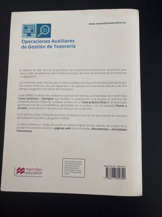 Operaciones Auxiliares de Gestión de Tesorería