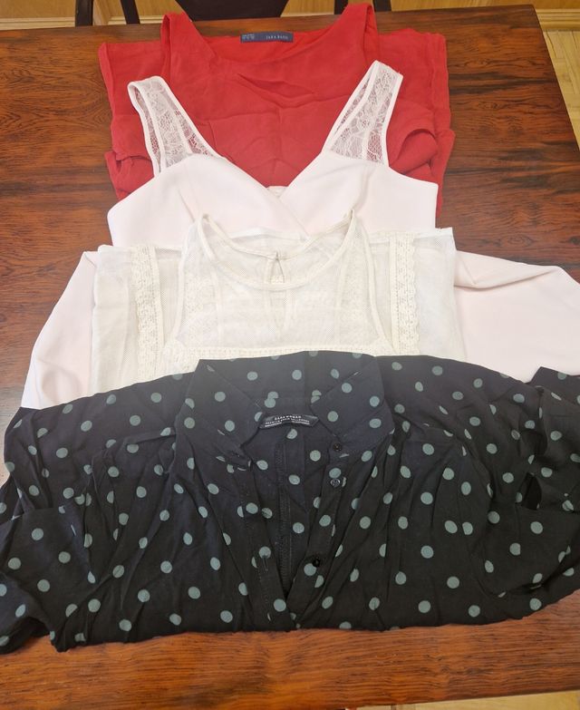 Vestidos Zara rojos