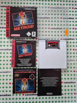 Metroid NES Classics GBA