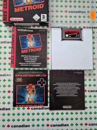 Metroid NES Classics GBA