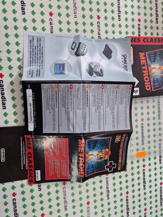 Metroid NES Classics GBA