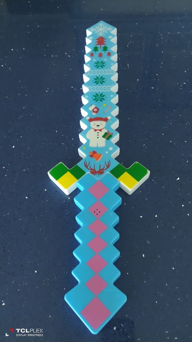 Spada natalizia Minecraft