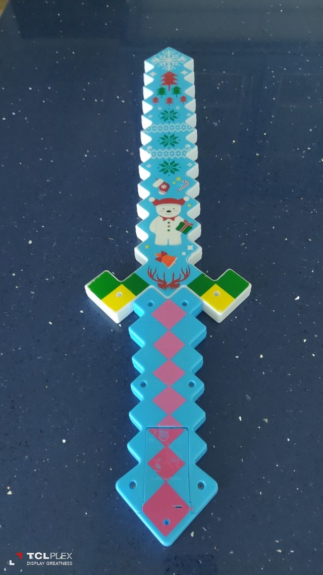 Spada natalizia Minecraft