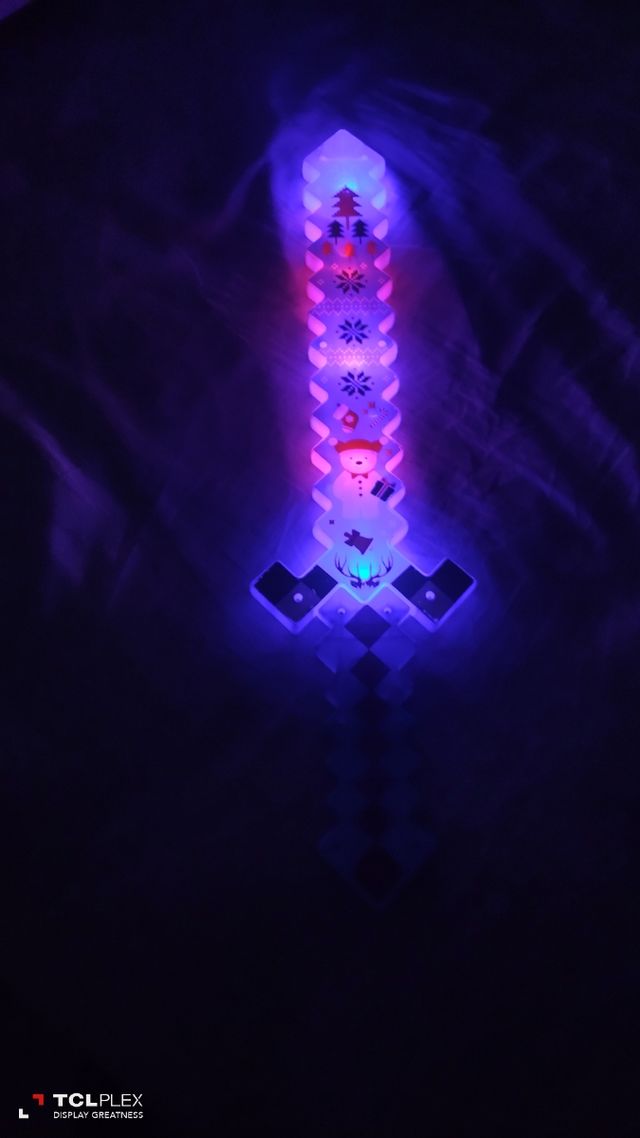 Spada natalizia Minecraft