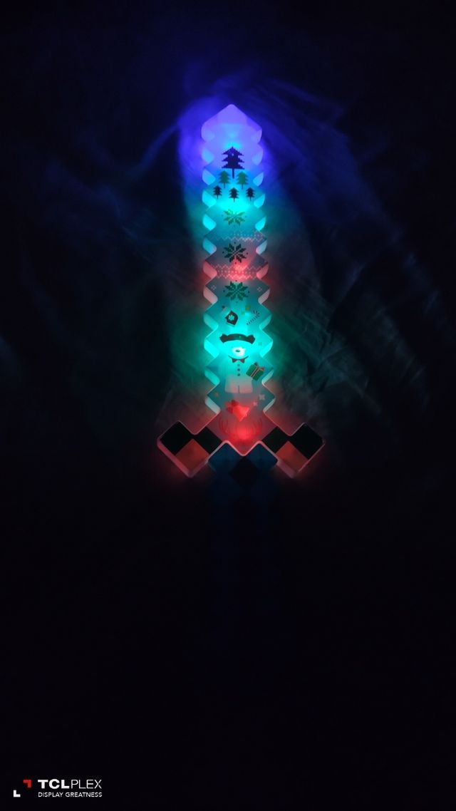 Spada natalizia Minecraft