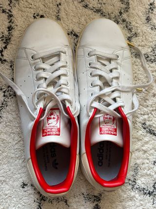 Adidas Stan Smith rojas y blancas Navidad retro