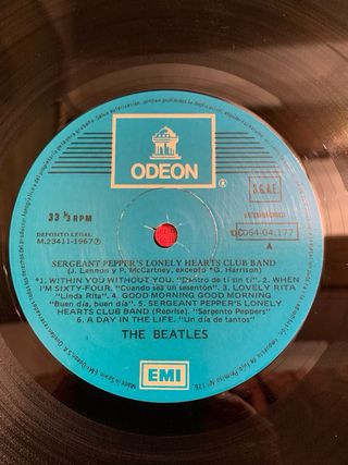 Vinilo Beatles Sgt. Pepper