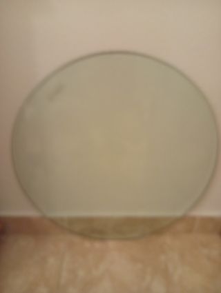 Cristal mesa redonda 60x1cm recoger en los alcázar