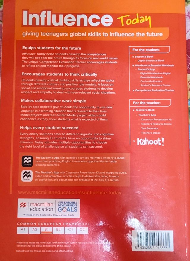 Libro Influence Today 3, student's book