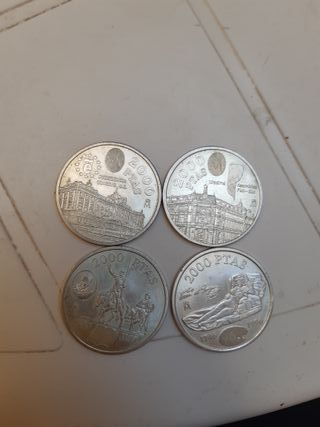 4 Monedas 2000 Ptas España