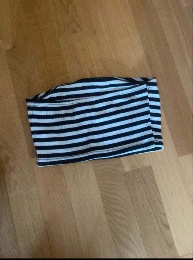 Top rayas blanco-negro