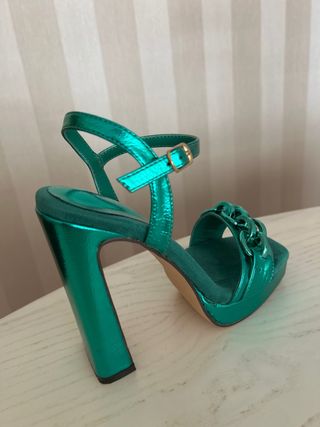 Tacones Menbur 36 - Verdes
