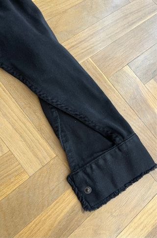 Cazadora vaquera Zara Negra