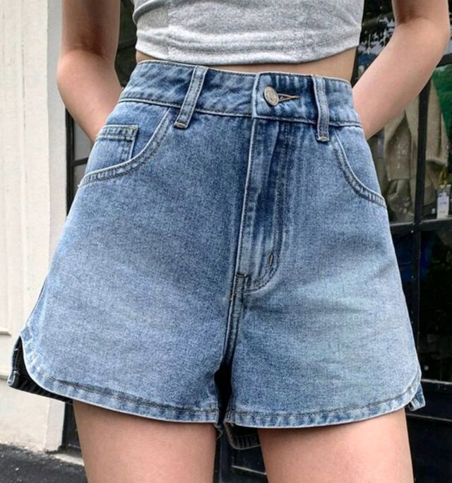 Shorts Vaqueros Shein - Azul