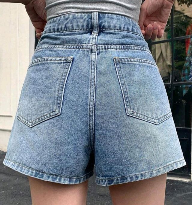 Shorts Vaqueros Shein - Azul