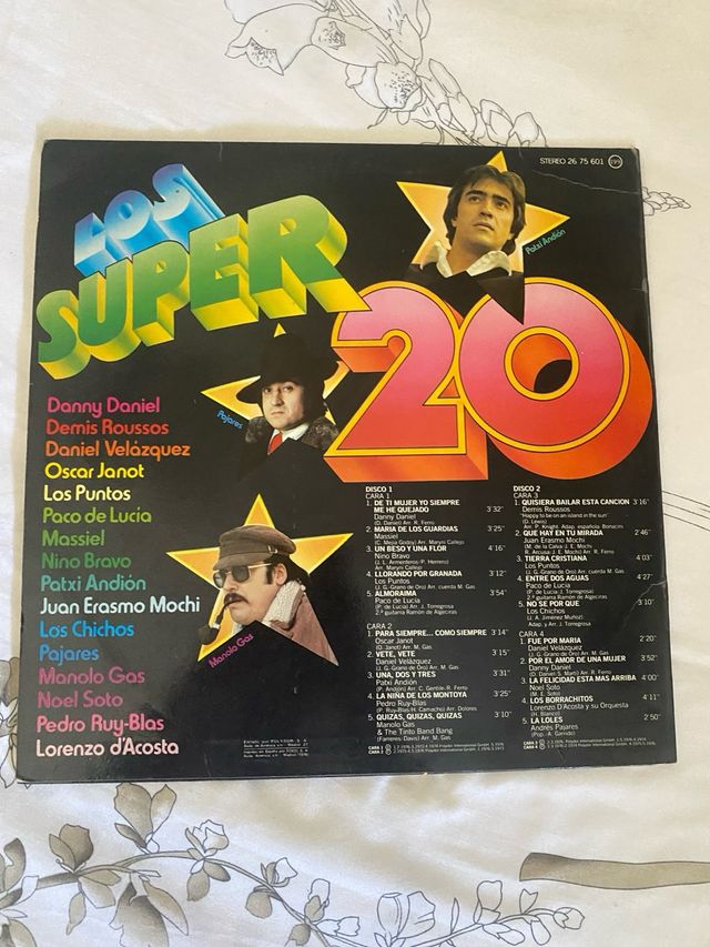 Vinilo Los Super 20 - Grandes Éxitos