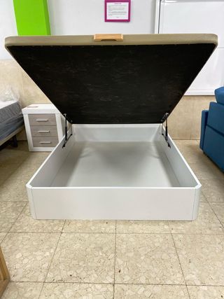 CANAPE PARA COLCHON DE 135X190 NUEVO COLOR BLANCO
